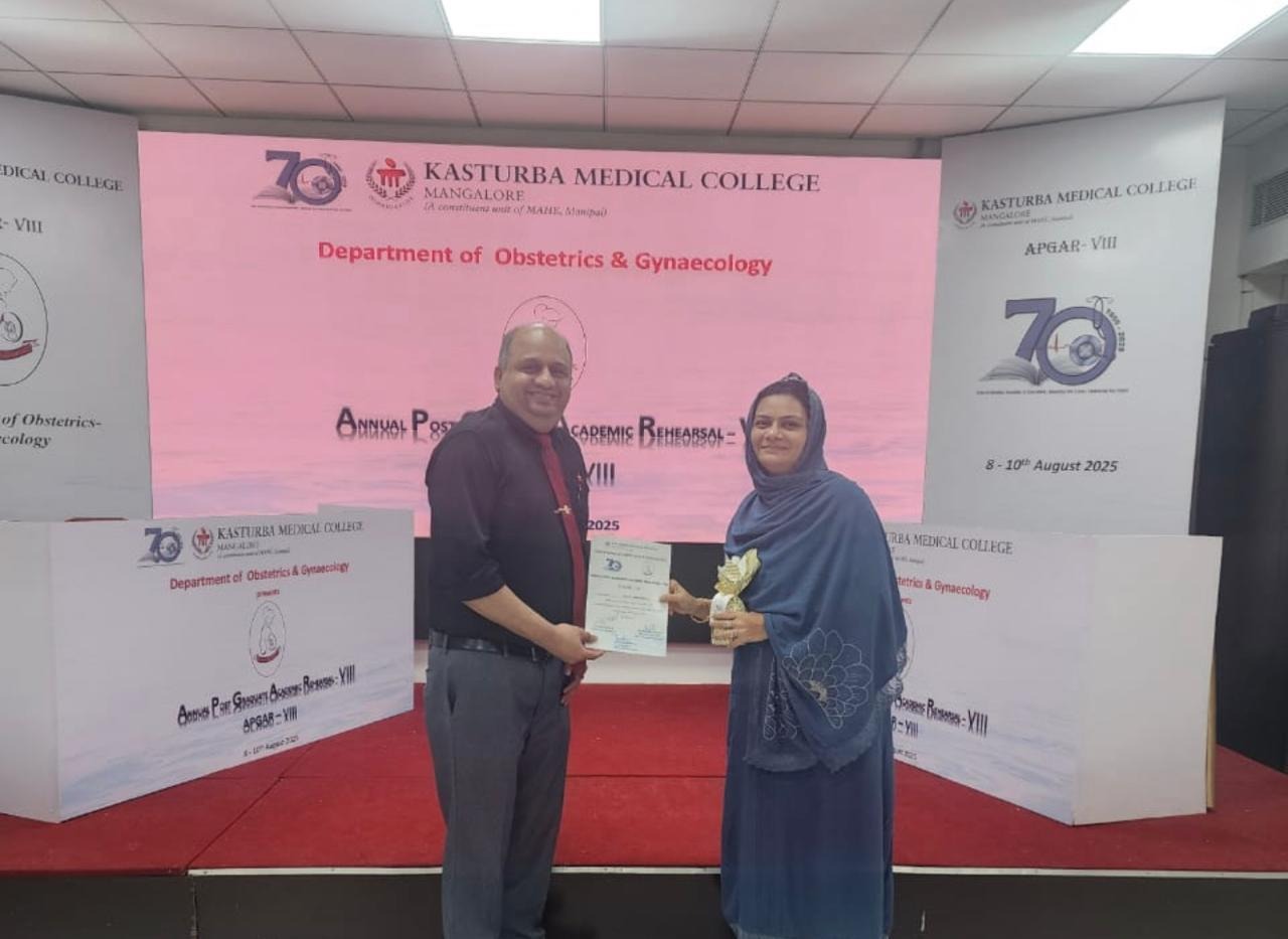 Dr. Mariam Anjum — APGAR-VIII — KMC Mangalore